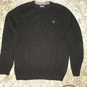Men Size Medium - "New" Black CottonPullover Sweater by Chaps